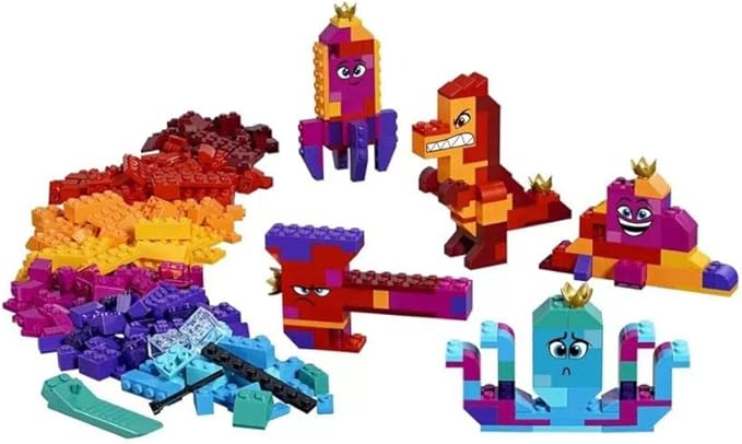 LEGO THE LEGO MOVIE 2 Queen Watevra’s Build Whatever Box! 70825 Pretend Play Toy and Creative Building Kit for Girls and Boys 2019 (455 Pieces)