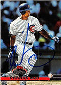 Sports Memorabilia Autograph Warehouse 245867 Derrick May Autographed Baseball Card - Chicago Cubs 1993 Topps Stadium Club - No. 109