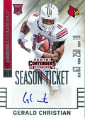 Sports Memorabilia Autograph Warehouse 291401 2105 Gerald Christian Autographed No.187 Football Card - Louisville Cardinals