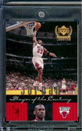 1999 Upper Deck Century Legends Basketball Card # 83 Michael Jordan Chicago Bulls -Shipped In A Protective ScrewDown Case!