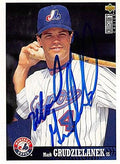 Sports Memorabilia Autograph Warehouse 244826 Mark Grudzielanek Autographed Baseball Card - Montreal Expos FT 1997 Upper Deck - No. 163