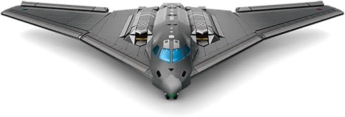 General Jim's B2 Ghost B-2 Stealth Bomber Building Blocks Military Fighter Jet Model Bricks Plane | Great Gift for Teens and Adults