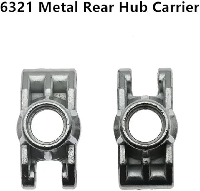 for SCY 16101 16102 16103 16201 16101 Pro 16102 Pro 16103Pro 16201Pro Metal Front Steering Cup Rear Hub Carrier 1/16 RC Car Upgrade Parts RC Accessories(Rear)