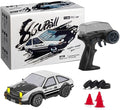 1/64 Scale Drift RC Car 2.4Ghz Mini Sports Car 4WD RC Truck Model Toys Full Proportional with Replaceable Tires Gift for Adults and Kid