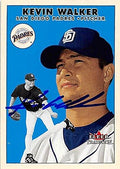 Sports Memorabilia Autograph Warehouse 249344 Kevin Walker Autographed Baseball Card - San Diego Padres FT 2000 Fleer Tradition - No. U67 Rookie