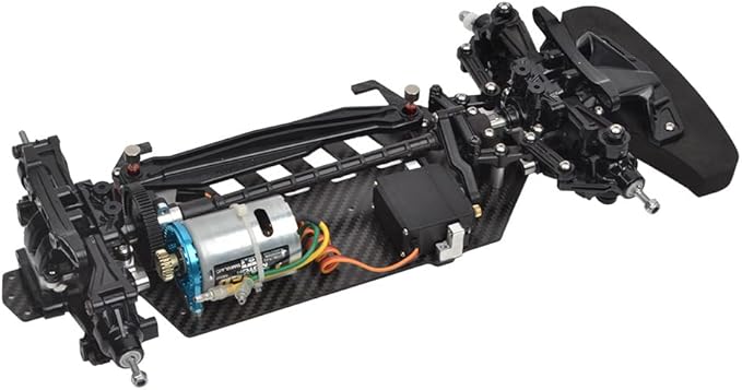 Carbon Lower Deck Case for Tamiya TT-02 TT-02RS TT-02FT Chassis Upgrades