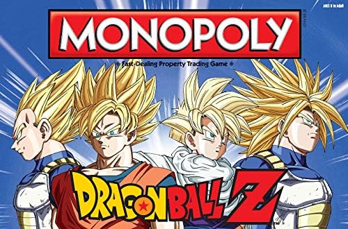 MONOPOLY Dragon Ball Z Board Game | Recruit Legendary Warriors GOKU VEGETA and GOHAN | Official Dragon Ball Z Anime Series Merchandise | Themed Monopoly Game