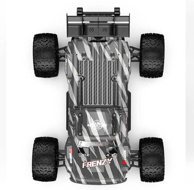 1:12 4WD RC Monster Truck Brushless Motor 70+km/h High Speed Double 3S Li-Po Battery with Balance Charger Waterproof All-Terrain Hobby Grade Remote Control Car for Adults