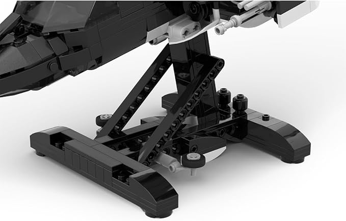 MOC-149250 Air Helicopter Building Blocks Set - 1039 Piece MOC Helicopter Model DIY Creative Assembly Kit for Adults Collectible Display &amp Home Decoration