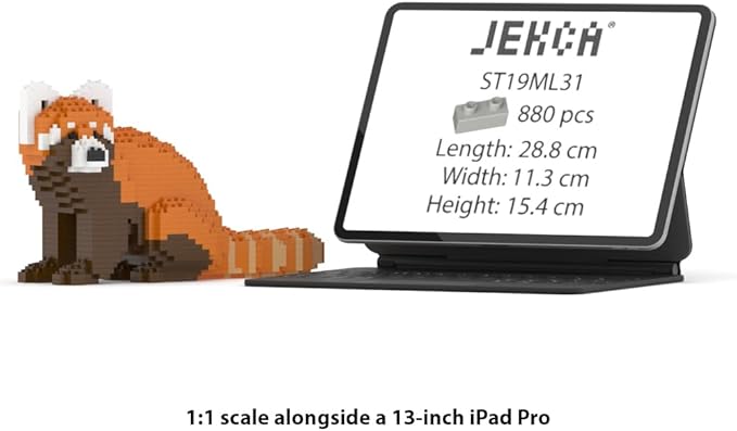 JEKCA Red Panda 01S | Animal Plastic Building Blocks | Age 14+