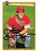 Sports Memorabilia Autograph Warehouse 247232 Scott Bryant Autographed Baseball Card - Cincinnati Reds 1990 Topps Bowman - No. 59