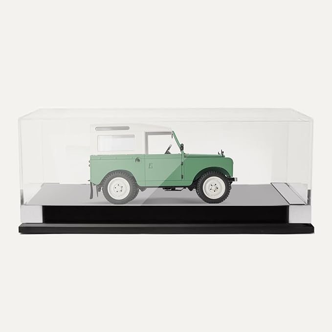 WOWRC FMS 1/12 Land Rover Series II RC CarRC Crawler Pickups &amp Vans &amp Convertibles 3 in 1 with 2 Speed Transmission4-Wheel DriveLED LightsRC Model for AdultsGreen