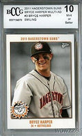 Bryce Harper Hagerstown Suns Multi-Ad #3 Pro-Debut ROOKIE BECKETT 10 MINT Shipped in Ultra Pro Graded Card Sleeve to Protect it !