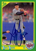 Autograph Warehouse 245373 Greg Gagne Autographed Baseball Card - Minnesota Twins 1990 Score - No. 102
