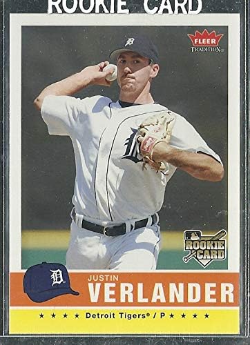 2006 Fleer Tradition #173 Justin Verlander Rookie Card Houston Astros Detroit Tigers