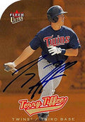 Sports Memorabilia Autograph Warehouse 247041 Terry Tiffee Autographed Baseball Card - Minnesota Twins 2005 Fleer Ultra All Rookie Gold Medallion - No. 219