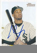Sports Memorabilia Autograph Warehouse 247265 Chris Young Autographed Baseball Card - Chicago White Sox 2004 Topps Heritage - No. 82