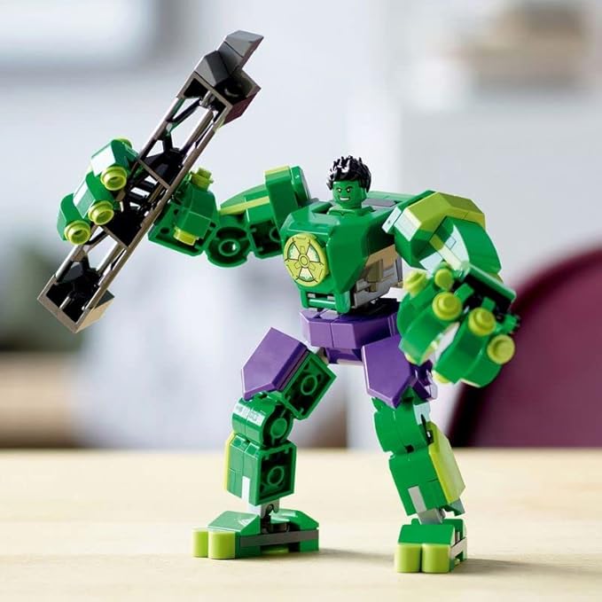 LEGO Marvel Hulk Mech Armor 76241 Avengers Action Figure Set Collectable Super Hero Buildable Toys for Boys and Girls Ages 6 Plus Gift Idea