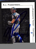 Sports Memorabilia Autograph Warehouse 246397 A.J. Pierzynski Autographed Baseball Card - Minnesota Twins 2001 Fleer Premium - No. 146