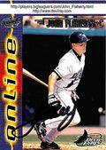 Sports Memorabilia Autograph Warehouse 247566 John Flaherty Autographed Baseball Card - Tampa Rays 1998 Pacific - No. 708
