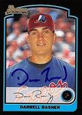 Autograph Warehouse 244775 Darrel Rasner Autographed Baseball Card - Montreal Expos44 FT 2003 Bowman 1st Year - No. 288 Rookie
