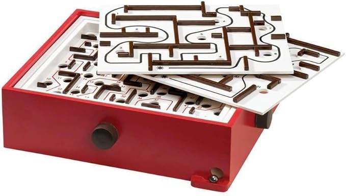 BRIO World 34020 Labyrinth Game + Extra Boards | Skill-Enhancing Puzzle | Engaging Activity for Kids &amp Teens | Promotes Cognitive Abilities