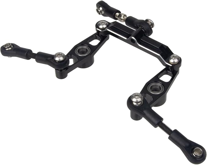 1/10 RC Car Aluminum Ball Bearing Crank Steering Arms Set for Tamiya TT-02 / TT-02D / TT-02E Racing Car Upgrade Parts