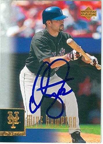 Sports Memorabilia Autograph Warehouse 246781 Mike Hampton Autographed Baseball Card - New York Mets 2001 Upper Deck - No. 218