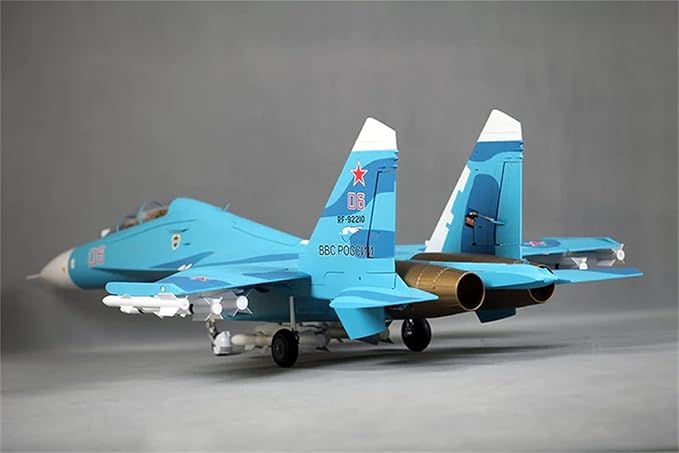 Fms Rc Plane 6 Channel Remote Control Airplane SU-27 70mm Ducted Fan 12-Blade EDF Rc Planes for Adults PNP (No Radio Battery Charger)