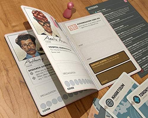Pandemic Legacy Season 0 Board Game - Uncover Cold War Secrets and Save Humanity! Cooperative Strategy Game for Family Game Night Ages 14+ 2-4 Players 60 Minute Playtime Made by Z-Man Games