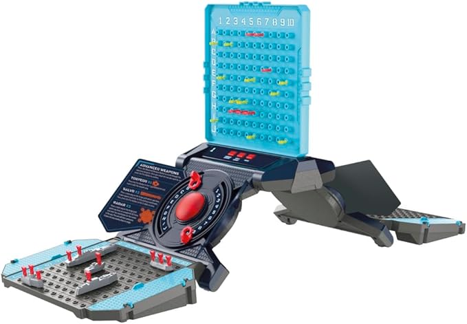 Hasbro Gaming Electronic Battleship Reloaded Board Game Naval Combat Strategy Game with Sounds Lights Special Attacks Ages 8 and Up 1-2 Players