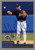 Sports Memorabilia Autograph Warehouse 246858 Mike Bordick Autographed Baseball Card - New York Mets 2000 Topps - No. T126