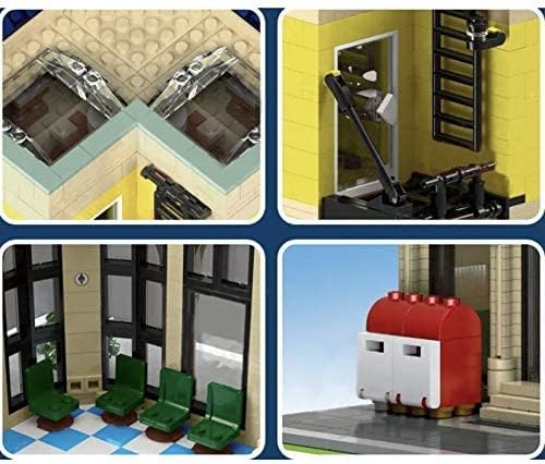 General Jim's Corner Post Office Modular Building Set - 3-Story Design with Post Office Art School Pottery Studio Red Mail Truck &amp Realistic City Details for Architecture Lovers