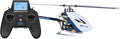 OMPHOBBY M2 EVO MK2 Ready To Fly RC Helicopter Outdoor Dual Brushless Motors Direct-Drive 6CH Remote Control Helicopters for Adults 3D RC Plane with Remote Control Mini Drone RTF White