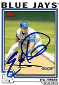 Autograph Warehouse 302160 2004 Topps Eric Hinske Autographed No.499 Baseball Card - Toronto Blue Jays44 FT