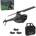 C128 Scout Drone with 1080P Camera Military Remote Control Helicopter for Adults 2.4G 4CH Aerial Vehicle Reconnaissance Take Off/Landing 6-Axis Gyro RC Aircraft Helicopter