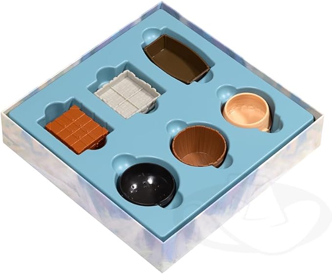Everdell Silverfrost Deluxe Resource Vessels – Premium 3D Component Holders Upgraded Board Game Accessories Holders for Resources &amp Tokens
