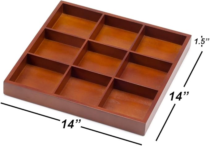 GSE Games &amp Sports Expert 14 Giant Wooden Tic-Tac-Toe Game Set. Classic Family Travel Board Game Great for Office Living Guest Room Coffee Table Décor