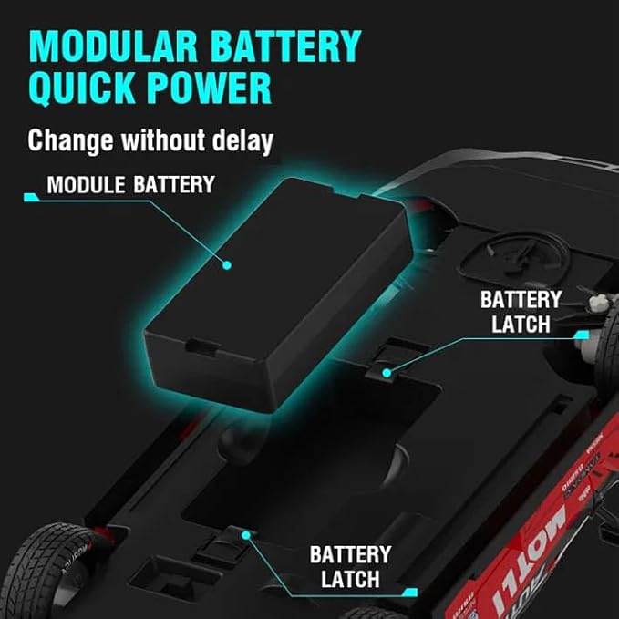 RC Drift Car 1:14 4WD 40KM/H High Speed RC Racing Car with LED Lights 2 Batteries Drifting and Racing Tires for Adults (Blue)