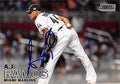 Sports Memorabilia Autograph Warehouse 302036 2016 Topps A.J. Ramos Autographed No.186 Baseball Card - Miami Marlins