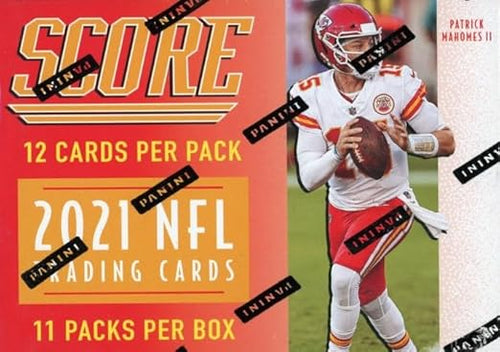 2021 Score Football HUGE EXCLUSIVE Factory Sealed Blaster Box with 132 Cards Including (6) PARALLELS! Look Rookies &amp Autos of Trevor Lawrence Mac Jones Justin Fields Zach Wilson &amp More!