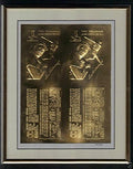 1996 Topps Ted Williams Gold Proof Sheet 1954 Framed