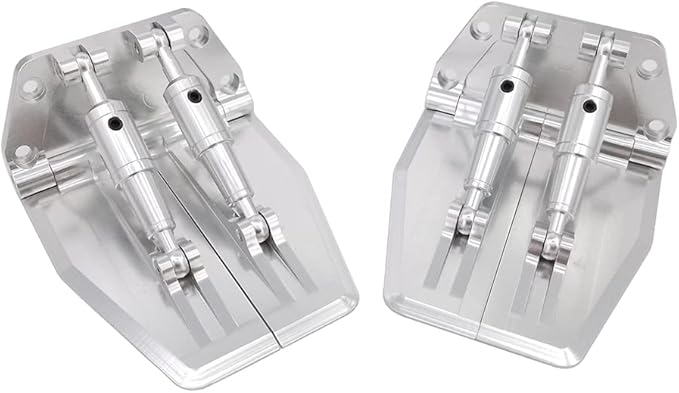 RC Boat Trim Flaps Simulate Trim Tabs 68mm*57mm for Nitro Methanol Gasoline RC Racing Boat Speed Mono Oral Vee Boat