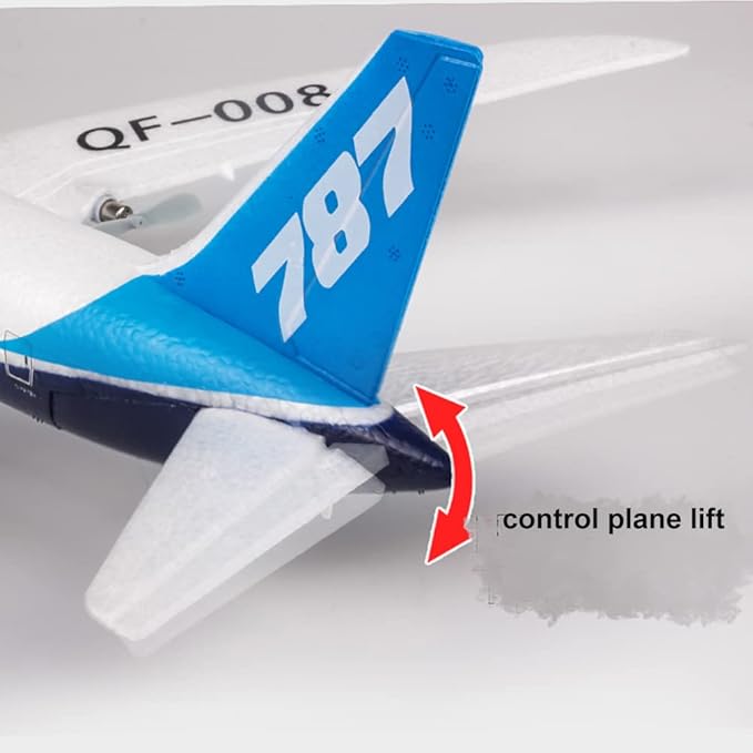 QF008 787 Remote Control Fixed-Wing Aeroplanes Aircraft for 14Y+ Beginners Expert Boeing 787 Three-Channel High-Flying 1000 Meters Special Connection Roll Epp Hobby RC Plane