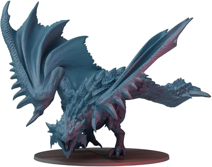 Steamforged Games Monster Hunter World The Board Game: Azure Rathalos &amp Black Diablos Miniatures Set