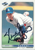 Autograph Warehouse 246134 Kevin Tapani Autographed Baseball Card - Los Angeles Dodgers 1996 Score - No. 218
