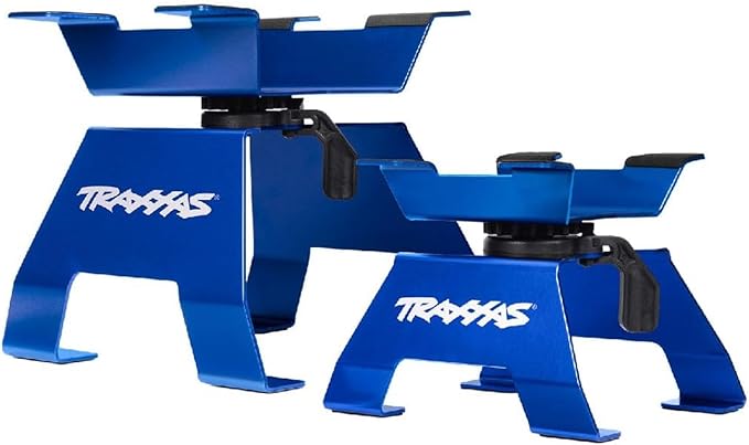 Traxxas 8797 Blue Aluminum X-Truck Stand for X-Maxx and XRT