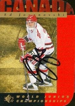 Sports Memorabilia Autograph Warehouse 67519 Ed Jovanovski Autographed Hockey Card Team Canada 1995 Upper Deck Sp No. 140