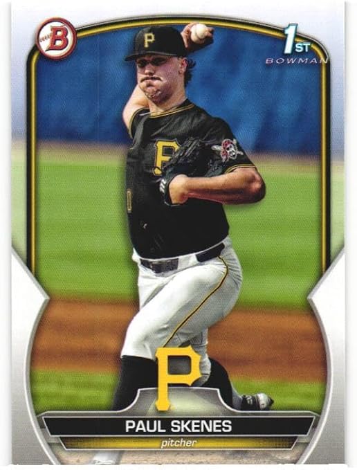 PAUL SKENES 2023 Bowman Draft 1st #BD-14 Baseball Rookie Card RC Pittsburgh Pirates