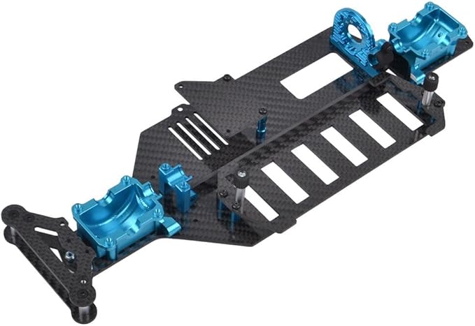 Carbon Lower Deck Case for Tamiya TT-02 TT-02RS TT-02FT Chassis Upgrades